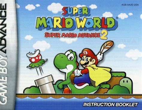 Super Mario Advance 2 Super Mario World Usa Gba