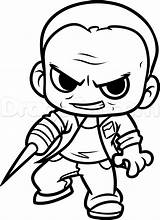 Merle Colouring Dixon Drawings Carl Rick Ausmalbilder Chibis sketch template