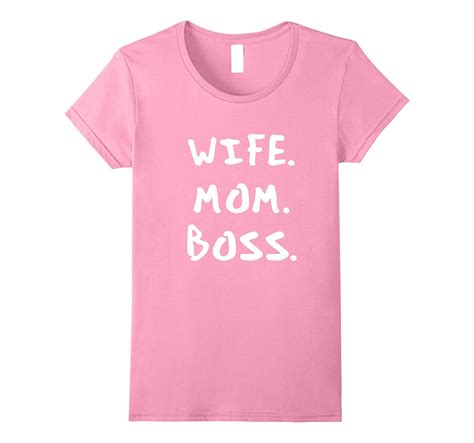 Women’s Wife Mom Boss T Shirt T For Mother Day Cool