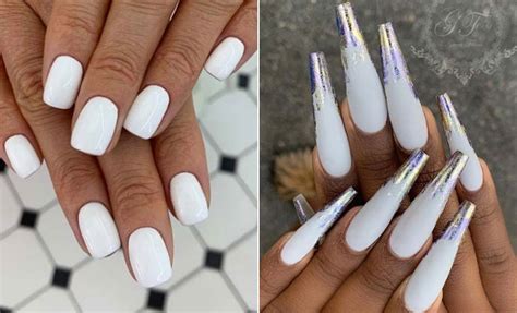 white nail designs    trendy stayglam