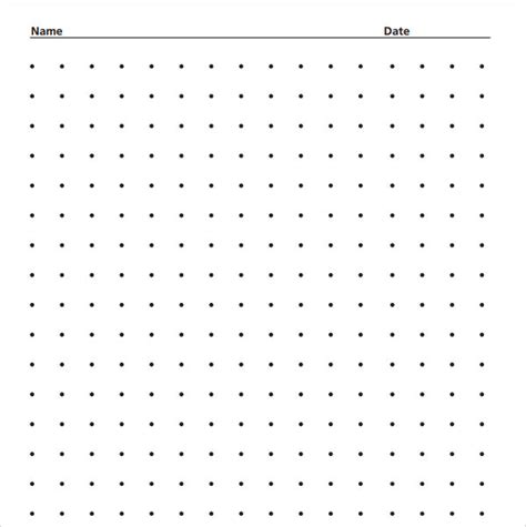 sample dot papers sample templates