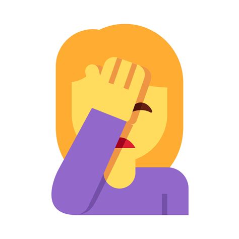 臘‍♀️ Woman Facepalming Emoji What Emoji 類