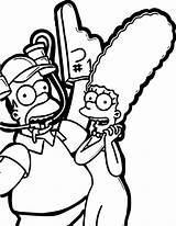 Coloring Simpsons Key Wecoloringpage sketch template