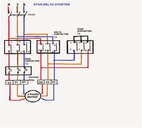 automatic star delta wiring diagram flowchart schematic diagram   control circuit