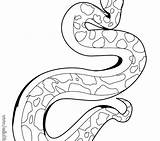 Snake Coloring Pages Python Rattlesnake Diamondback Scary Color Garter Drawing Kids Western Snakes Ball Getdrawings Printable Getcolorings Print Template Clipartmag sketch template