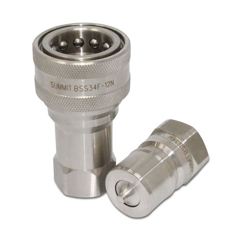 department store  easy return  npt male coupler hydraulic quick connect poppet