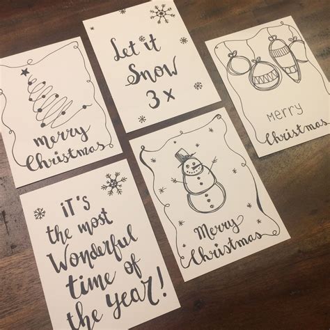 gaaf om eens zelf kerstkaarten te tekenen kerst kaarten kaartje maken kinderen kerstkaarten