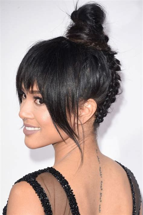 7 Photos Of Embellished Braided Buns Braided Top Knot Hair Trend
