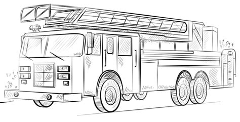 fire engine coloring pages    print