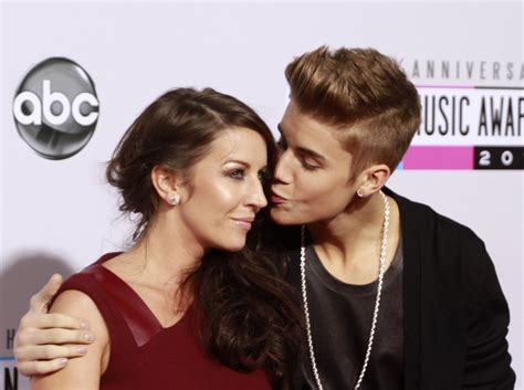 justin bieber s mother asks beliebers to stop telling her son makes them horny