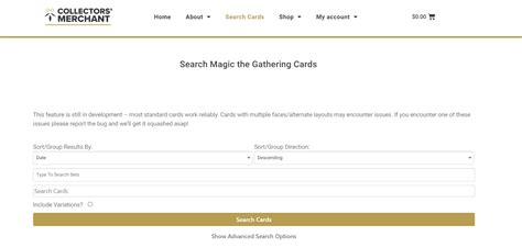 requesting specific cards collectors merchant