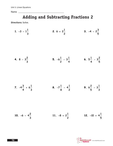 addition  subtraction equations worksheets worksheetscity