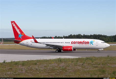 tc tjt corendon airlines boeing    katowice pyrzowice photo id  airplane