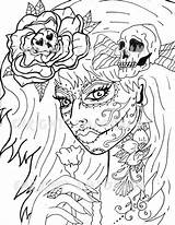 Coloriage Vampire Mortel Lady Danieguto sketch template