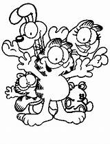 Garfield Vrienden Fabio Maestro Scooby Avery Kleurplaten Tudodesenhos Giochiecolori Didattiche Attivit sketch template