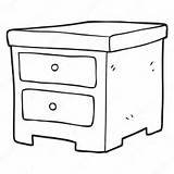 Cabinet Drawers Drawing Chest Filing Getdrawings sketch template