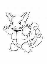 Pokemon Wartortle Coloring Pages Getcolorings Printable sketch template