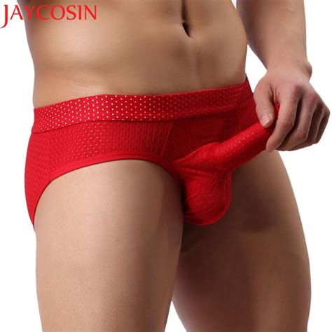 Jaycosin Hot Men S Sexy Underwear U Convex Design Smooth Long Bulge