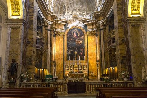 iglesia del des francais del saint louis roma italia imagen de