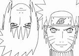 Coloring Naruto Sasuke Pages Anime Printable Kids Drawing Sheets 4kids Cute sketch template