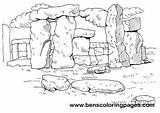 Stonehenge Coloring Continents Oceans 03kb 239px Benscoloringpages sketch template