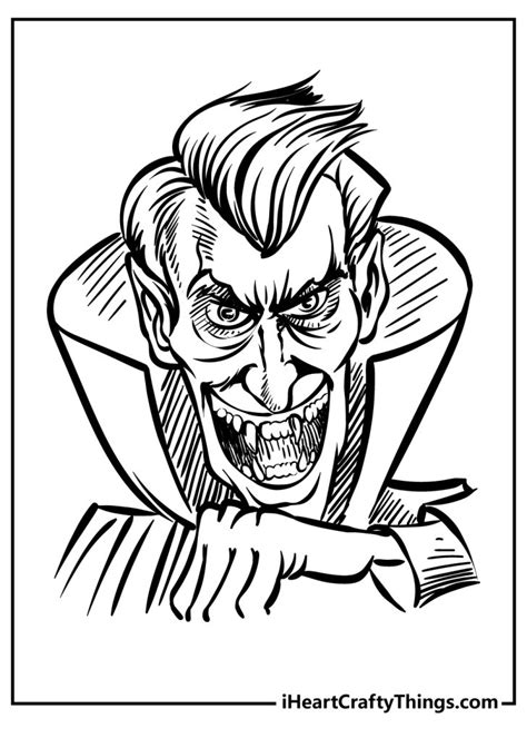 printable count dracula coloring pages updated