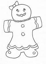 Gingerbread Coloring Man Girl Pages Christmas Color Bread Ginger Printable Boy Kids Print Drawing Mueller Elizabeth Created Pm Comments Clipart sketch template