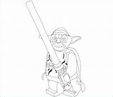 Coloring Star Wars Pages Yoda Lego Lightsaber Death Holding Lightsabers Tano Ahsoka Printable Color Print Drawing Simple Getdrawings Getcolorings Colouring sketch template