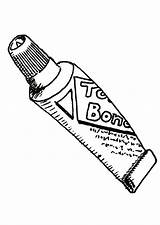 Tube Coloring Glue Pages Edupics sketch template
