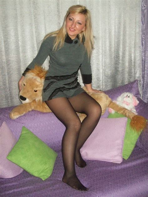 hot wife in knitted dress and black pantyhose without shoes woman in pantyhose km pinterest