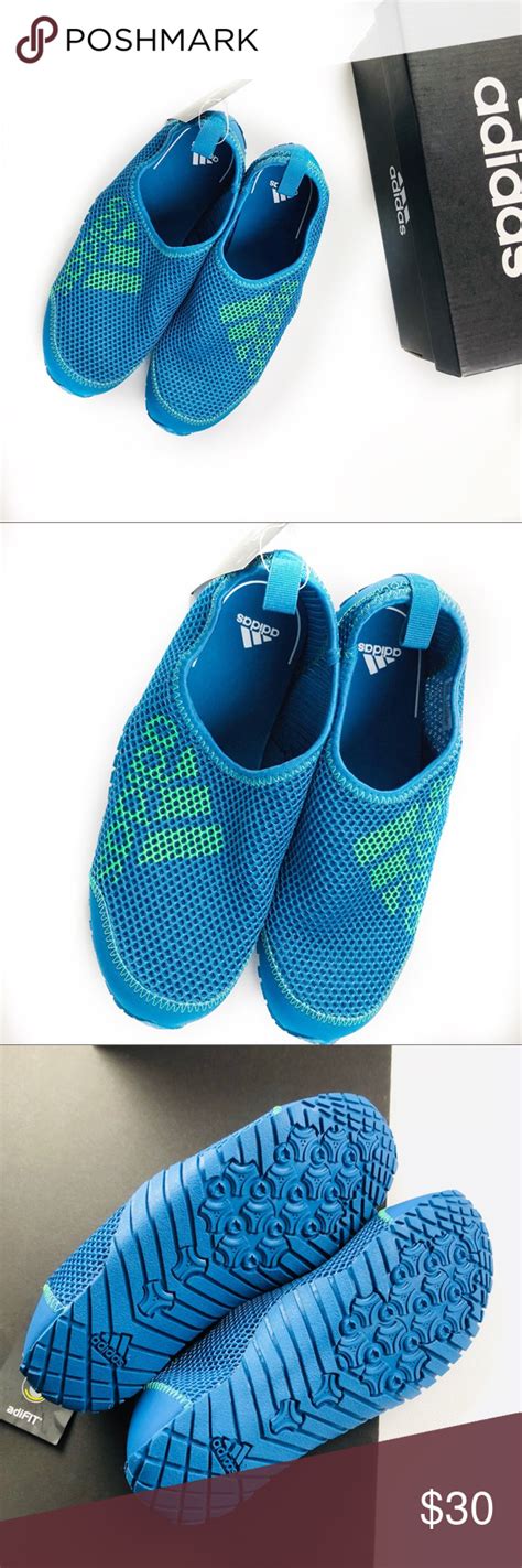 adidas  kids blue water shoes size  water shoes blue adidas shoes