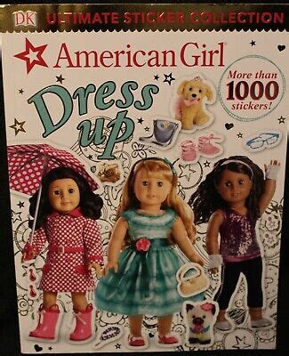american girl ultimate sticker collection dress  sticker paper