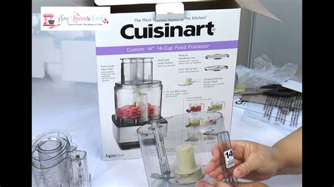 cuisinart custom  cup food processor dfp bcny unboxing amy learns  cook youtube