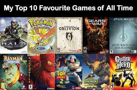top  favourite video games   time  ajl  deviantart