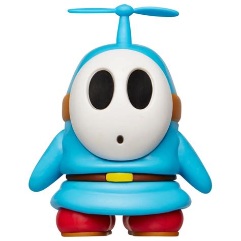 nintendo 10cm figure blue shy guy with propeller smyths toys