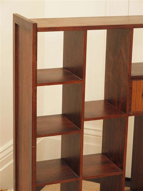 rosewood bookcaseroom divider  stdibs