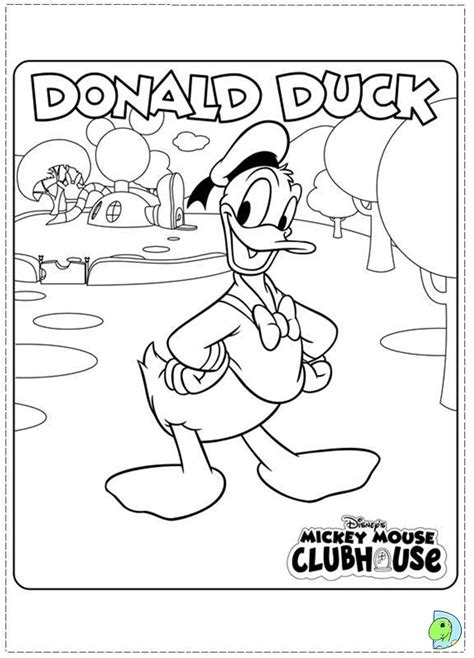 mickey mouse clubhouse coloring page dinokidsorg