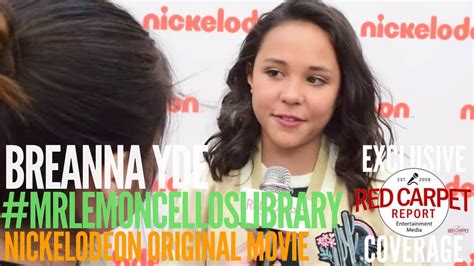 Breanna Yde Interview At Nickelodeon S Escape From Mr Lemoncello S