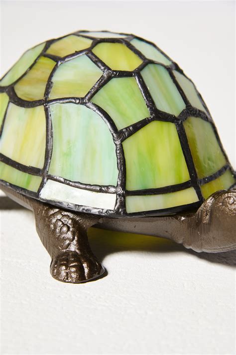 lt stained glass turtle accent lamp prop rental acme brooklyn