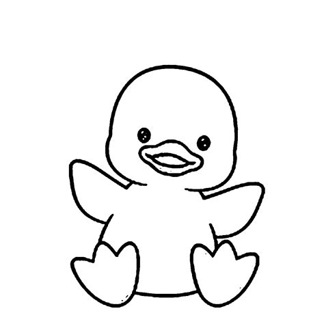 duck coloring pages  preschoolers thousand    printable