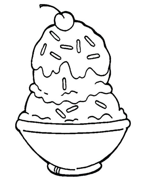 ice cream coloring pages  print     collection  easy