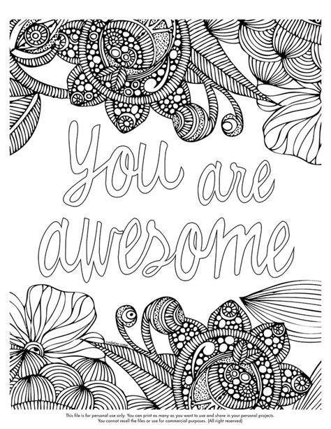 gambar  words colouring pages adults images pinterest awesome