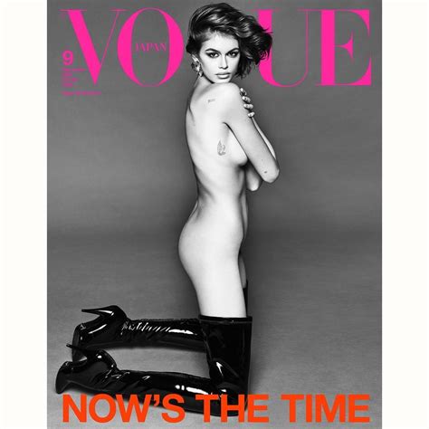 Kaia Gerber Nude For Vogue Japan 4 Pics Xhamster