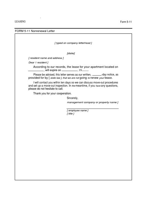 letter   renewing lease  printable documents