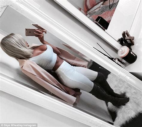 big brother star skye wheatley shares busty instagram in racy crop top daily mail online