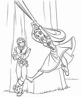 Rapunzel Tower Coloring Pages Getcolorings Colou sketch template