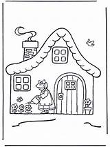 Flowers House Coloring Pages Children Småbarn Advertisement Annonse sketch template