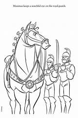 Coloring Pages Disney Horse Tangled Rapunzel Maximus Getcolorings Printable Adult Coloringdisney Tumblr sketch template