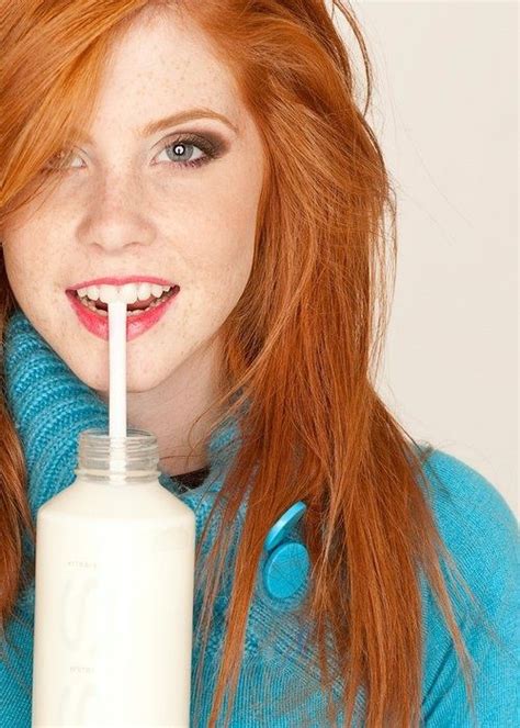Redhead Drinking Milk In 2020 Beautiful Red Hair Ginger Hair