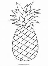 Ananas Frutta Tuttodisegni Verdura sketch template